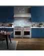 Wolf ICBDF60650CG/S/P 1521mm Dual Fuel Range Cooker, 6 Gas Burners, Chargrill + Griddle 