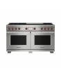 Wolf ICBDF60650DG/S/P 1521mm Dual Fuel Range Cooker, 6 Gas Burners, Double Griddle