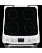 Zanussi ZCV46250WA 55cm Double Electric Cooker with Ceramic Hob - White