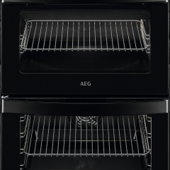 AEG CIB6743MCB Black 60cm Double Electric Cooker