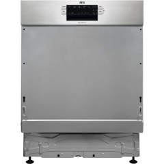 AEG FEE64917ZM Semi Integrated Dishwasher, 14 Place Settings, C Rated