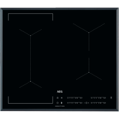 **EX DISPLAY AEG IKE64441FB 60cm Induction Hob, 4 Cooking Sections including 2 MaxiSense zones with bridging func