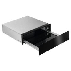 AEG KDE911424B 14cm Warming Drawer, Push to open, 6 Place Settings. Black glass