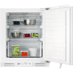 AEG OAB7N82EF 59.6cm Integrated Frost Free Undercounter Freezer - White