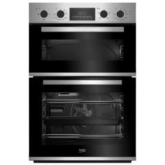 Beko CDFY22309X Built In Electric Double Oven - Stainless Steel - A Energy Rated