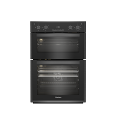 Blomberg RODN9202DX Built In Electric Double Oven - Dark Steel