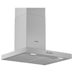 Bosch DWB64BC50B Series 2 60cm Wide Wall Mounted Extractor Box Design, Stainless Steel
