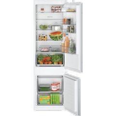 Bosch KIV87NSE0G Series 2 Low Frost Integrated Fridge Freezer, Sliding Hinge, 70/30, E Rated