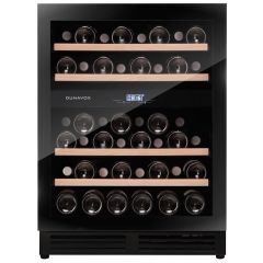 Dunavox DAUF-45.125DB.TO Flow 45 Black Handless Dual Zone Wine Cooler