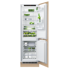 Fisher + Paykel RB60V18M Integrated Fridge Freezer, Frost Free, Fixed Hinge, E Rated