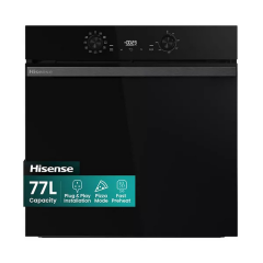 Hisense BI622ABPGUK Built-In Electric Steam Oven Jet Black