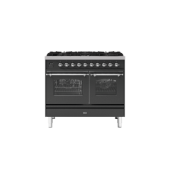 ILVE PD106NE3/ 100Cm Dual Fuel Milano Range Cooker, 6 Gas Burners