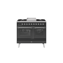 ILVE PD10FNE3/ 100Cm Dual Fuel Milano Range Cooker, 4 Gas Burners + Frytop