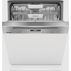 Miele G7210SCI CLST Semi Integrated Dishwasher, Clean Steel Control Panel, A Energy Rating, 6l water