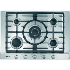 Miele KM2032 750mm wide, 5 zone gas hob with mono wok