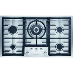 Miele KM2354-1 888mm wide, 5 zone gas hob with dual wok