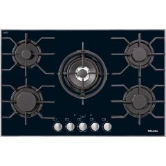 Miele KM3034-1 806mm Wide 5 Burner Gas Hob With Wok Burner -10939800 