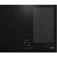 Miele KM7464FL 620mm Wide 4 Zone Induction Hob, 1 Powerflex Zone, 11144030  