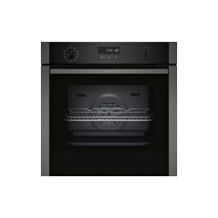 Neff B2ACH7AG7B N50 Built-in Single Oven, Graphite Grey with Pyrolytic Cleaning, A+ Rated