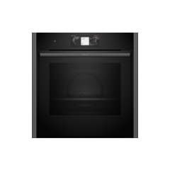 **EX DISPLAY Neff B64CT73G0B N90 Built-In Single Oven, Slide Away Door, Self Cleaning, Graphite 