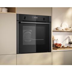Neff B6ACH7AG7B N50 Built-In Single Oven, Graphite Grey with Pyrolytic Cleaning, A+ Rated
