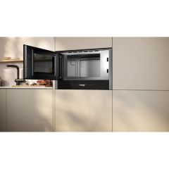 NEFF NL4WR21G1B 21 Litre Built In Microwave - Graphite Grey