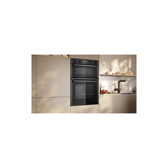 Neff U2ACH7AG7B N50 Built-In Electric Double Oven, Graphite Grey with Pyrolytic Cleaning, A Rated