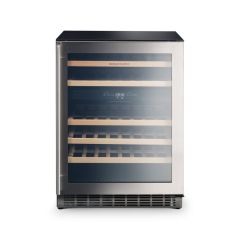 Rangemaster RDZ6046SS/ 60cm Undercounter Dual Zone Wine Cabinet, G Rated, Stainless Steel, 126180