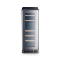 Rangemaster RWC3018SS/ 30cm Undercounter Dual Zone Wine Cabinet, Stainless Steel, 126160