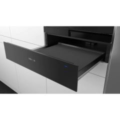 Siemens BI510CNR0B iQ500 14cm Warming Drawer, 3 Settings, Push-Pull Opening