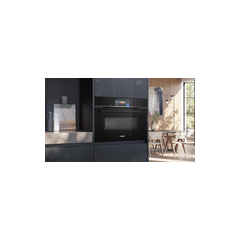 Siemens CM778GNB1B 60cm Built In Compact Oven with Microwave Function - Black