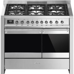 Smeg A2PY-81 100Cm Dual Fuel Opera Range Cooker, Pyrolytic