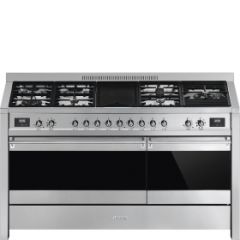 Smeg A5-81 150Cm Dual Fuel Opera Range Cooker, 7 Gas Burners + Electric Griddle