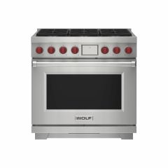 Wolf ICBDF36650/S/P 911mm Dual Fuel Range Cooker , 6 Gas Burners