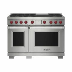 Wolf ICBDF48650G/S/P 1216mm Dual Fuel Range Cooker , 6 Gas Burners + Griddle 