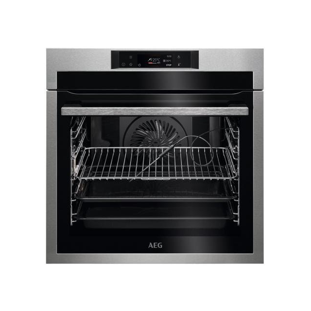 AEG BPE742380M Built-In Single Oven, Self Cleaning, Stainless Steel