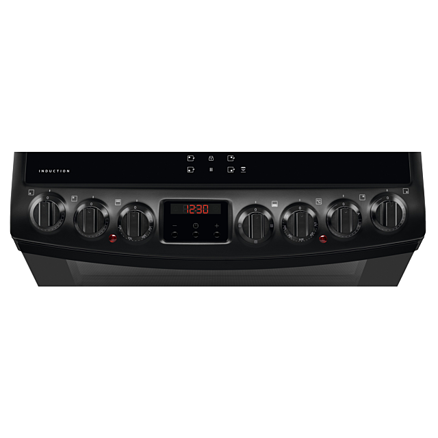 AEG CIB6742MCB 60 cm Induction Double Electric Cooker - Matte Black