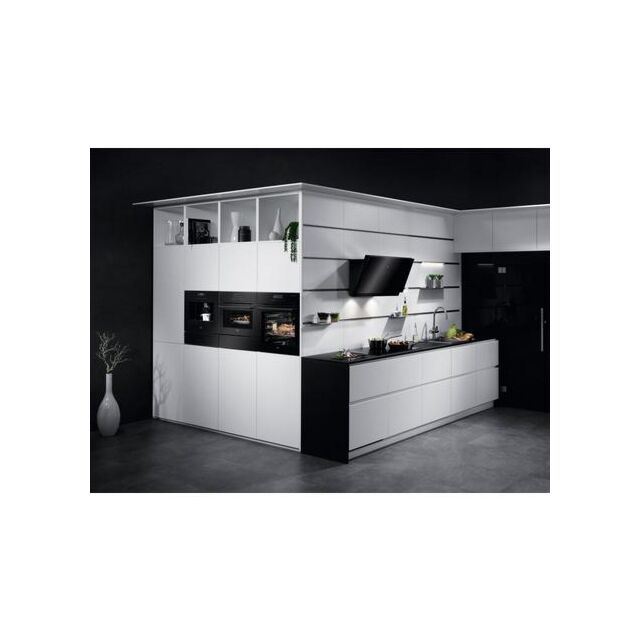 AEG KDE911424B 14cm Warming Drawer, Push to open, 6 Place Settings. Black glass