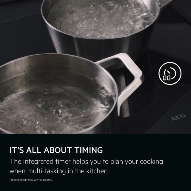 AEG SO84IA00FB 78cm 4 Zone Induction Hob - Black