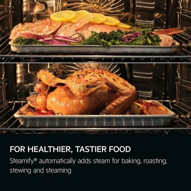 AEG TB8SB731AB Series 8000 Built In SteamPro Multifunction Single Oven – Black