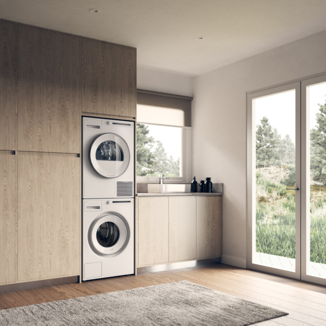 **EX DISPLAY ASKO T208H_W_UK 8kg Heat Pump Tumble Dryer - White