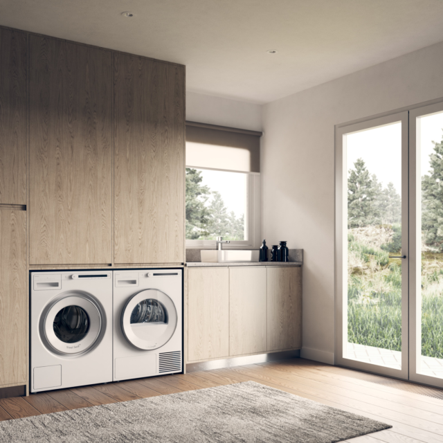 **EX DISPLAY ASKO T208H_W_UK 8kg Heat Pump Tumble Dryer - White