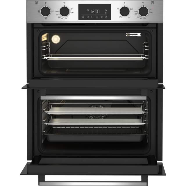 Beko CTFY22309X Built Under Electric Double Oven - Stainless Steel
