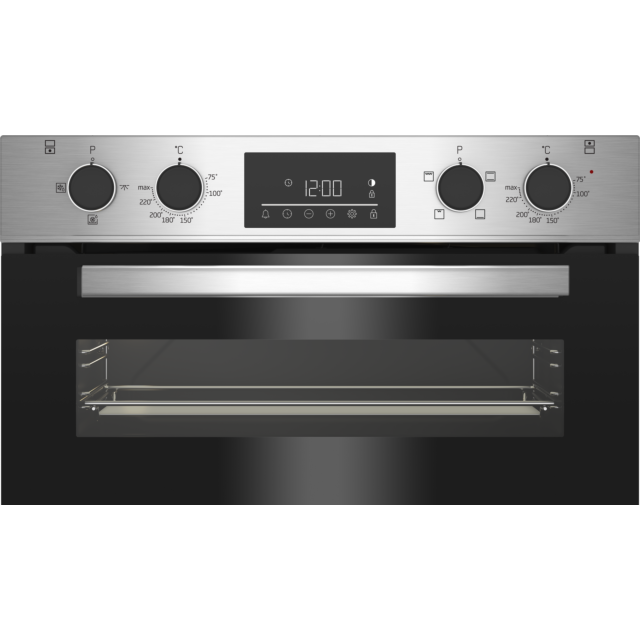 Beko CTFY22309X Built Under Electric Double Oven - Stainless Steel