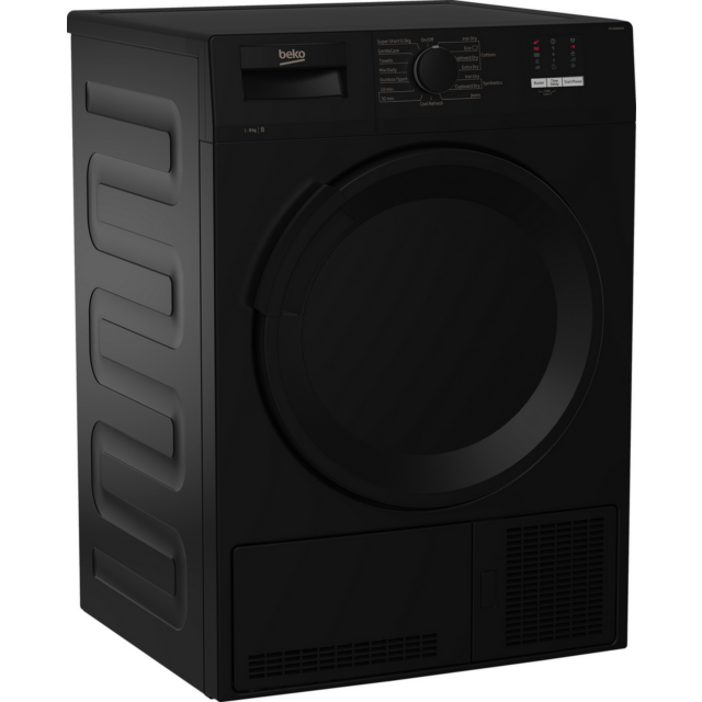 Beko DTLCE80051B 8kg Sensor Condenser Dryer Black