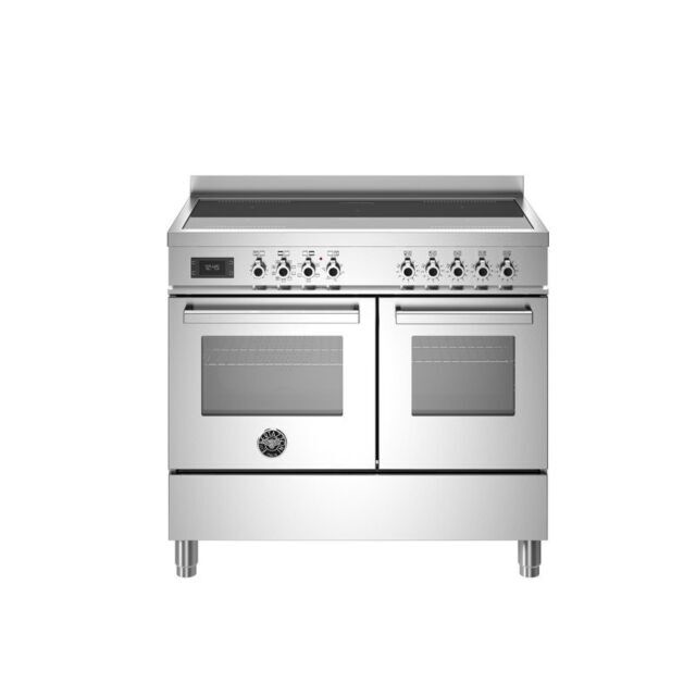 **EX DISPLAY Bertazzoni PRO105I2EXT Professional 100cm Range Cooker Twin Oven Induction Stainless Steel