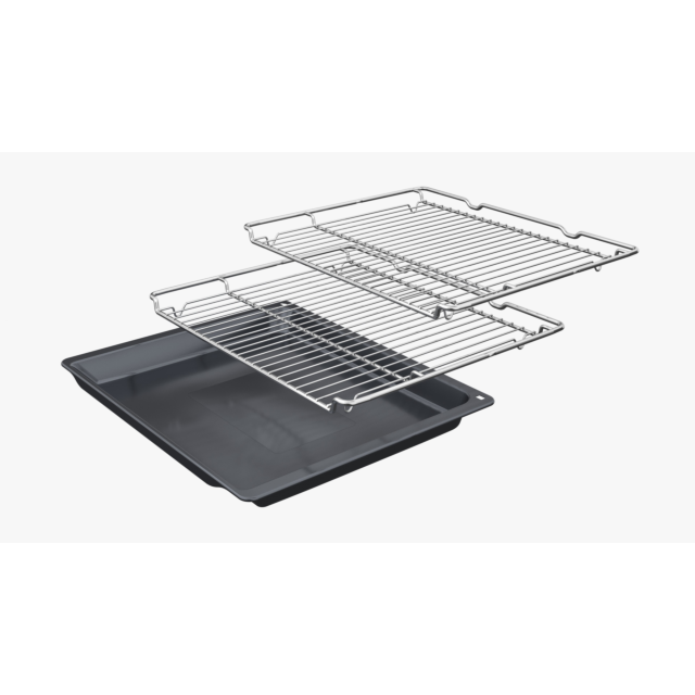 Bosch HBG7741B1B Series 8 Built-In Single Oven, Self Cleaning, Soft Open & Close Door