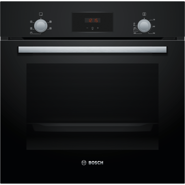 Bosch HHF113BA0B Series 2 Built-In Single Oven, Black