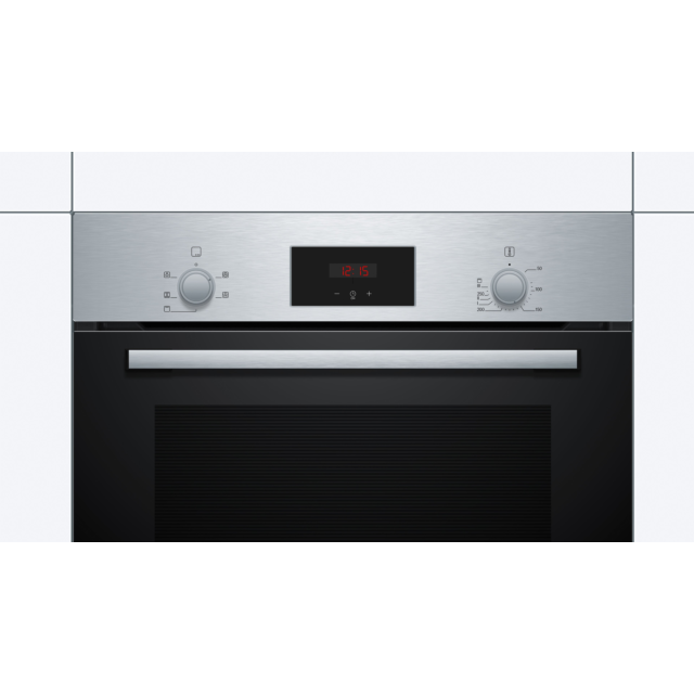 Bosch HHF113BR0B Series 2 Built-In Single Oven, Stainless Steel