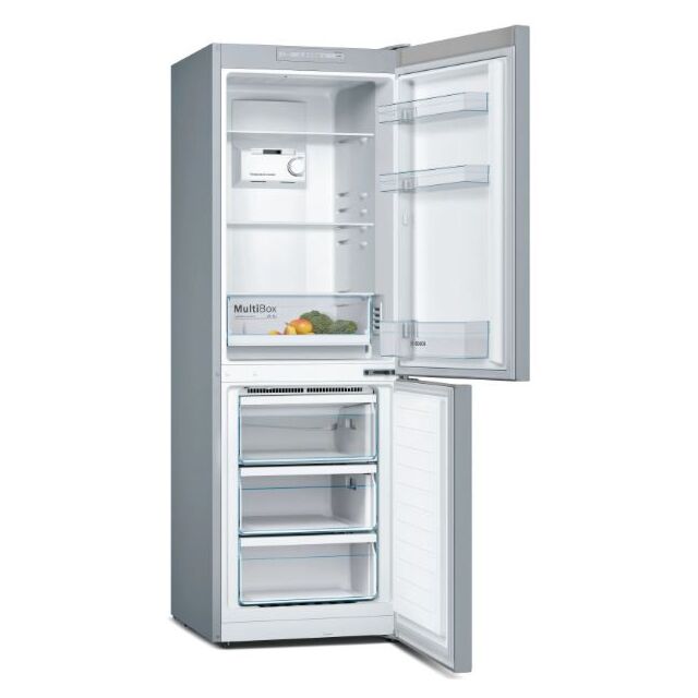 Bosch KGN33NLEBG 60cm No Frost Stainless Steel Fridge